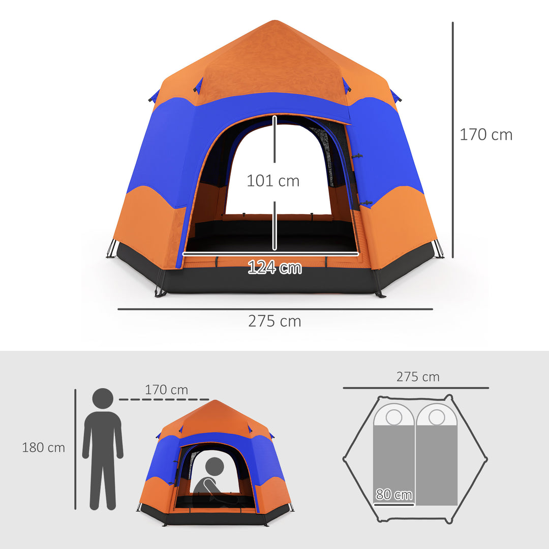 Hexagon Pop Up Tent for Six