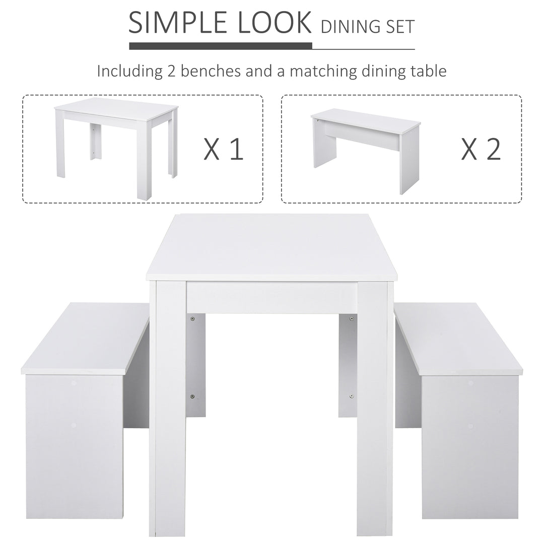 HOMCOM 3 Pieces Dining Set