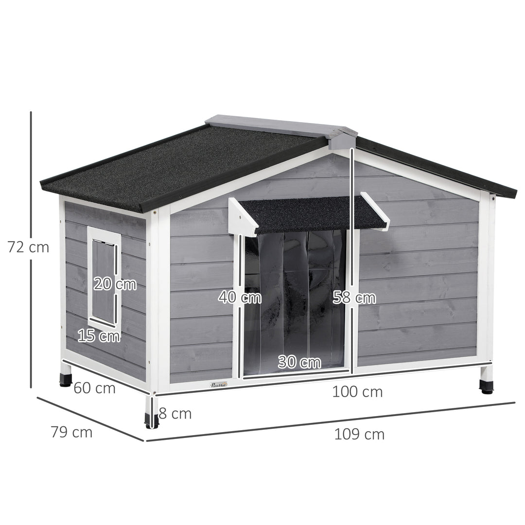 Large Wooden Dog Kennel Elevated Dog Kennels for Outside