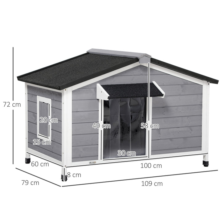 Large Wooden Dog Kennel Elevated Dog Kennels for Outside