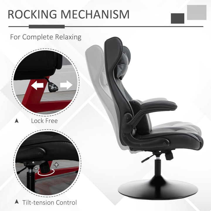 Vinsetto Video Game Chair w/ Lumbar Support