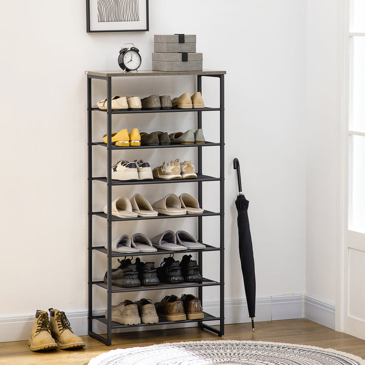 8-Tier Mesh Shelves Shoe Rack