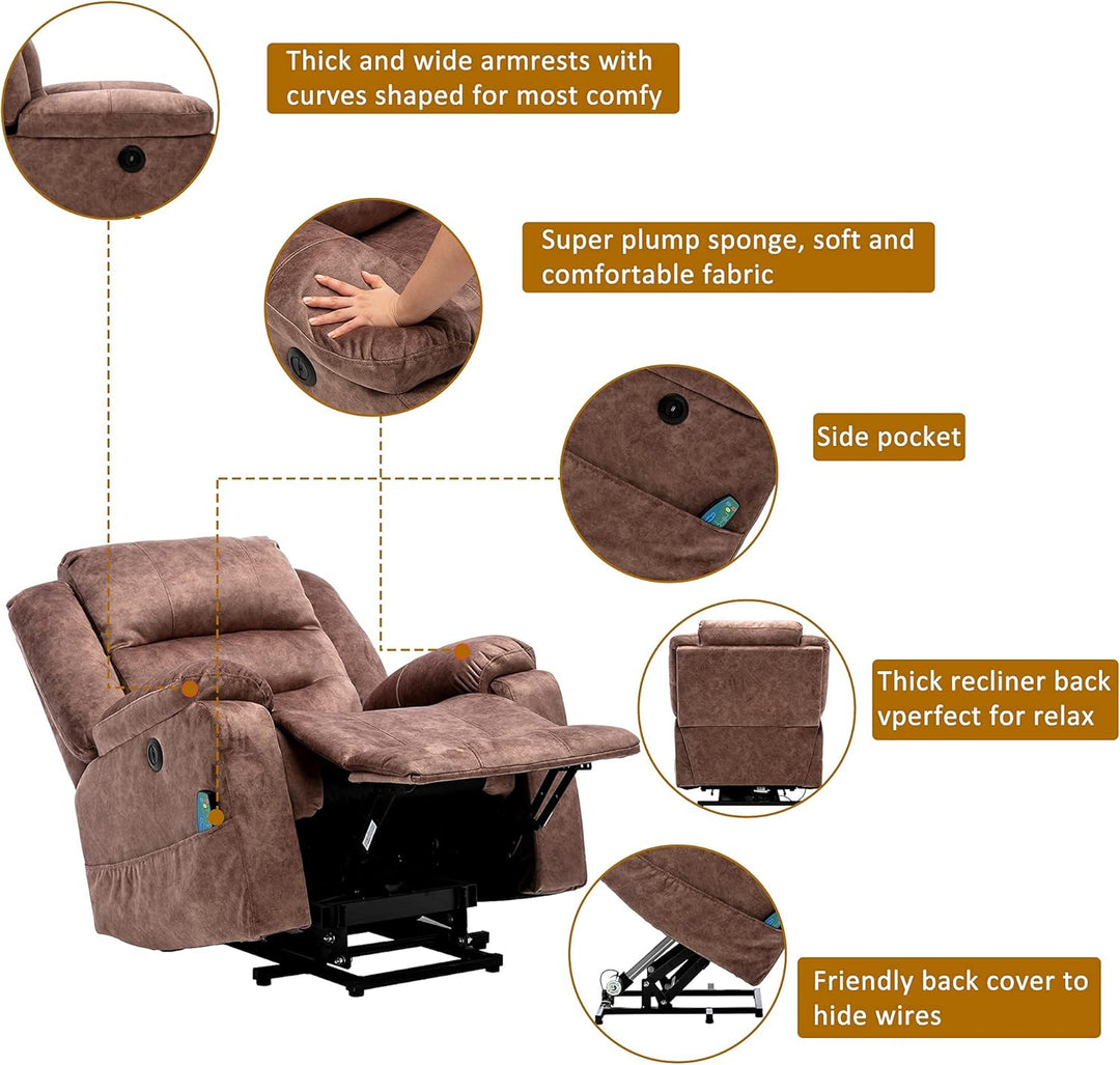 Electric Recliner Massage Chair with Heat