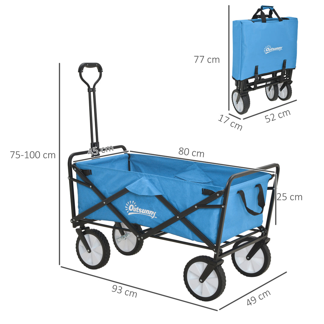 Folding Garden Trolley Cart