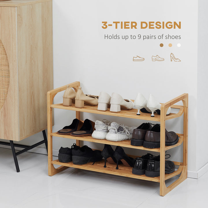 Bamboo Shoe Rack