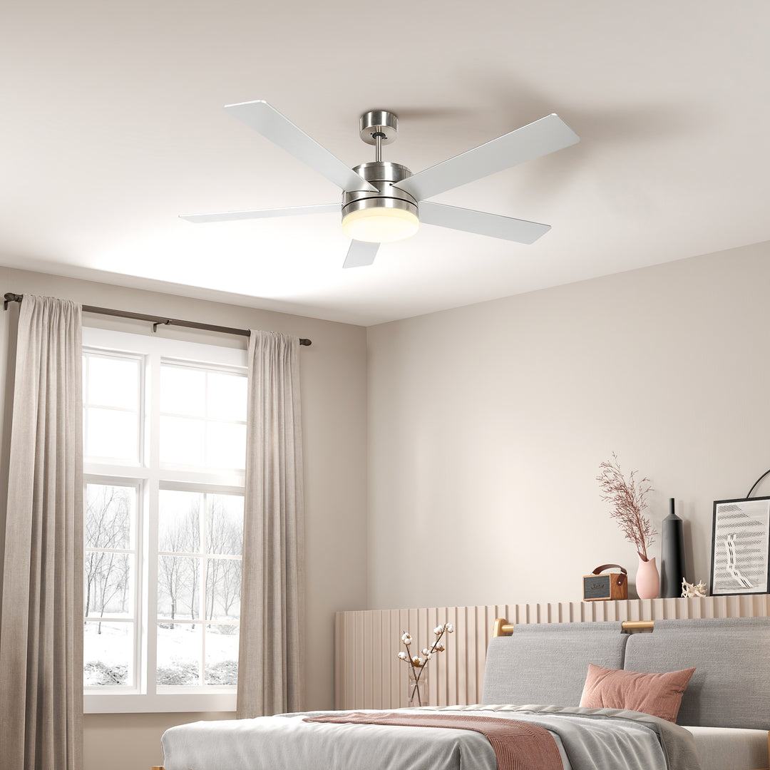 Ceiling Fan Lights w/ 5 Reversible Blades