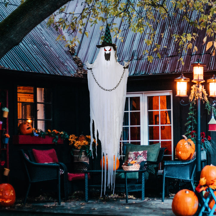 204cm 80" Hanging Ghost Outdoor Halloween Decoration