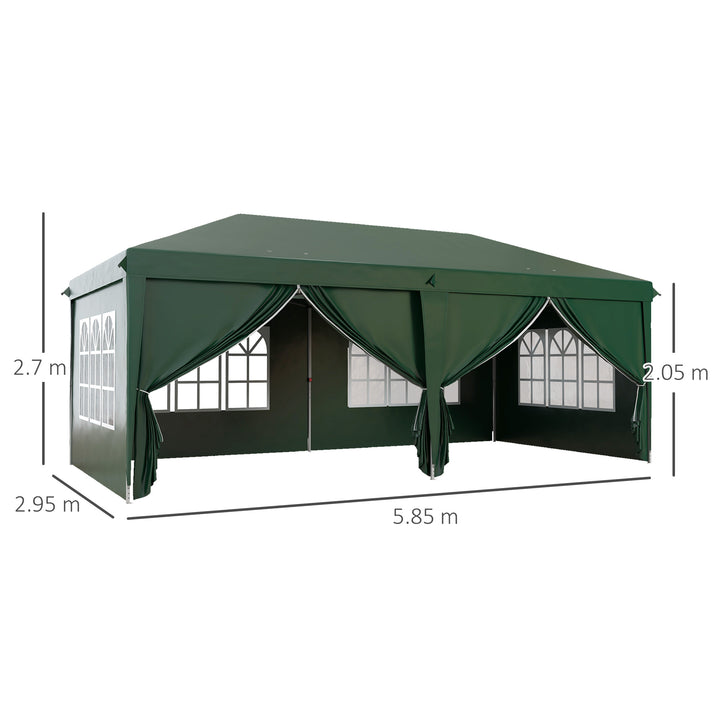 3 x 6m Garden Pop Up Gazebo