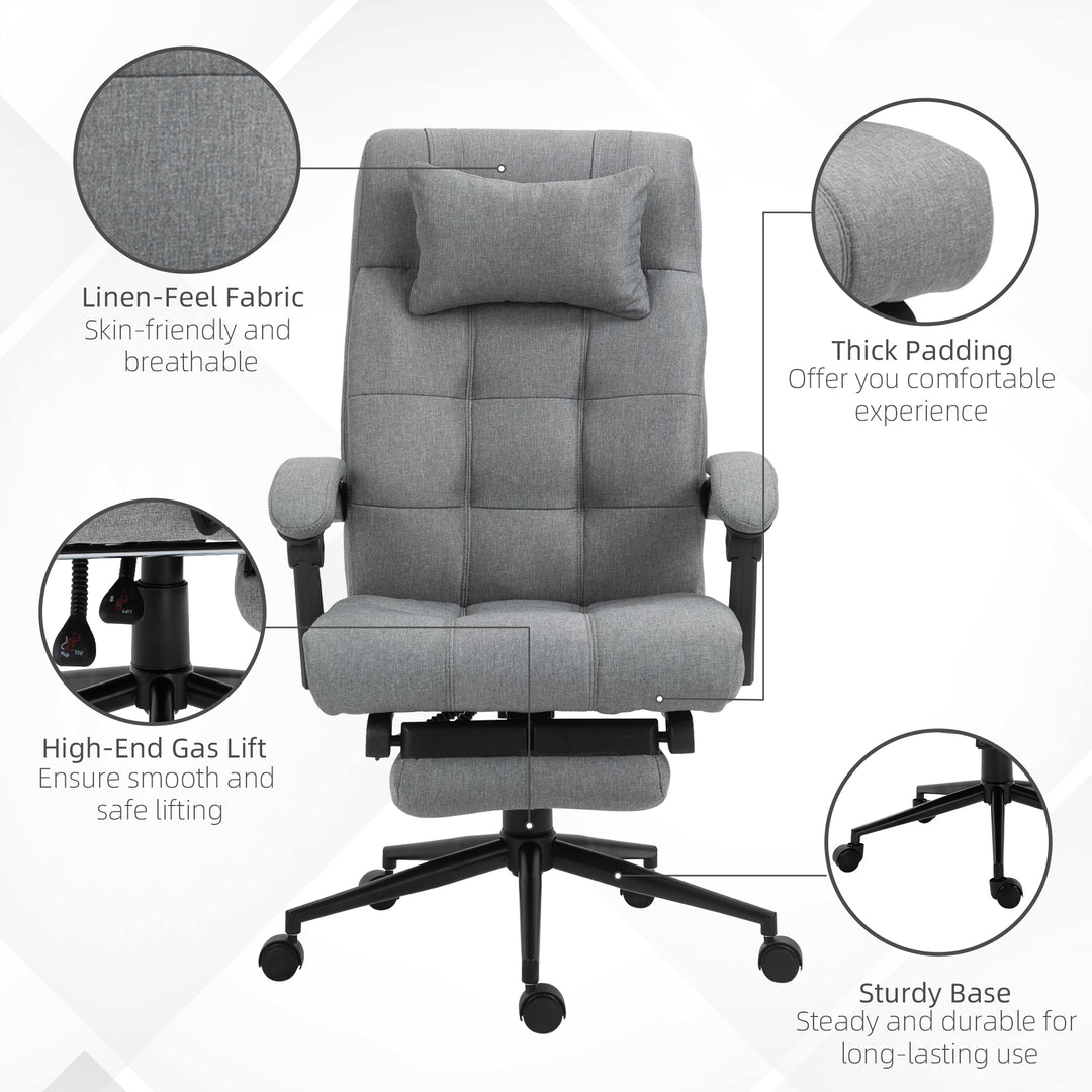 Vinsetto Executive Chair, Light Grey