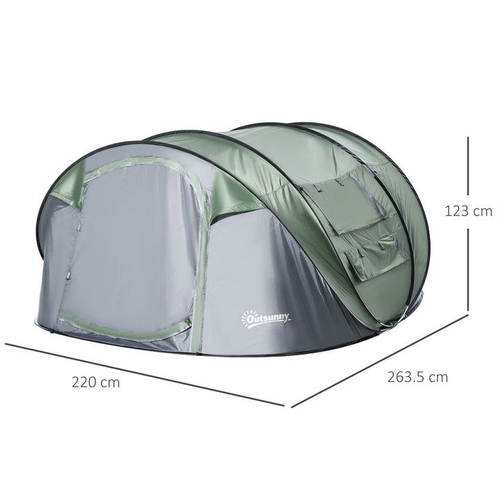 Camping Haven: 4-5 Person Pop-Up Tent