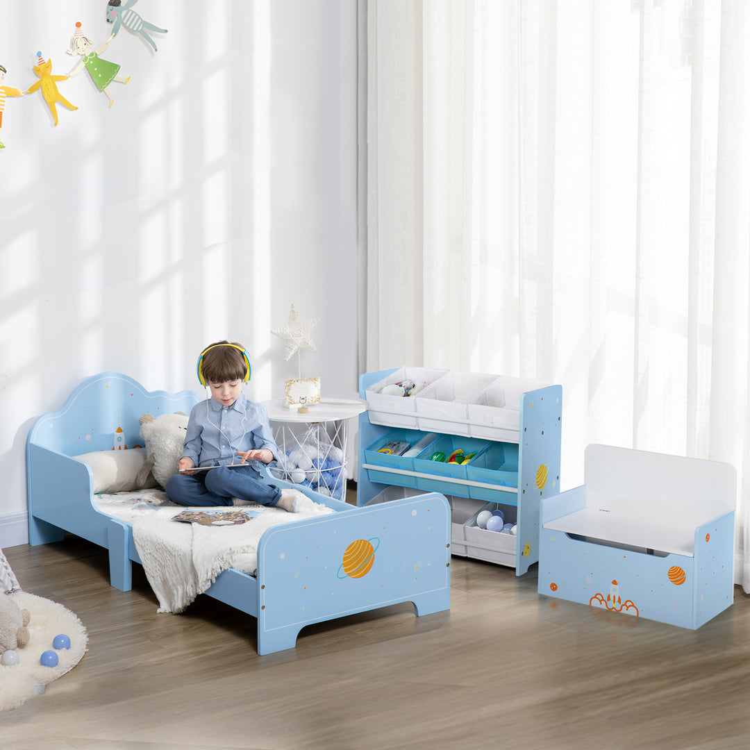 3PCs Kids Bedroom Furniture Set with Bed