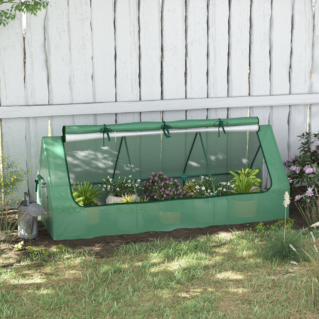 Mini Greenhouse with Steel Frame