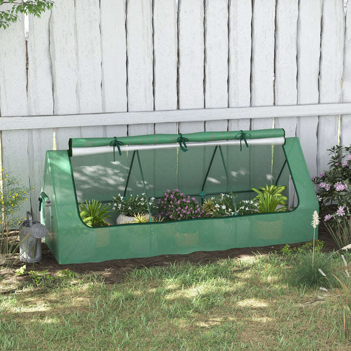 Mini Greenhouse with Steel Frame