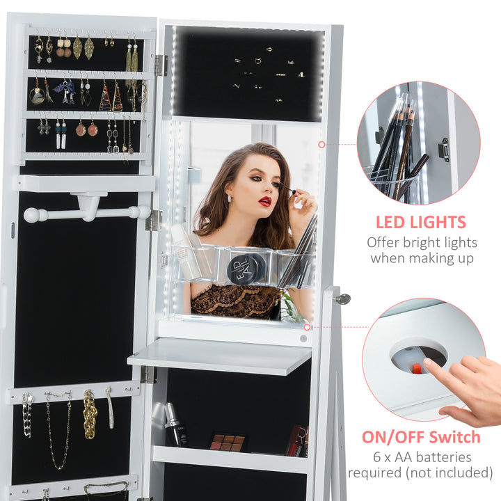 Jewellery Cabinet with LED Light