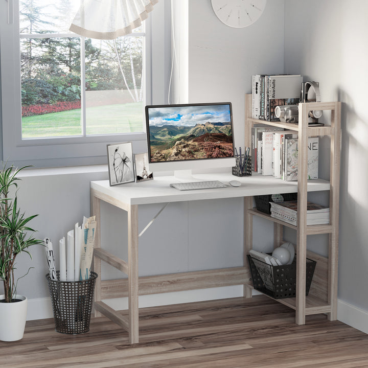 HOMCOM Desk with Shelves