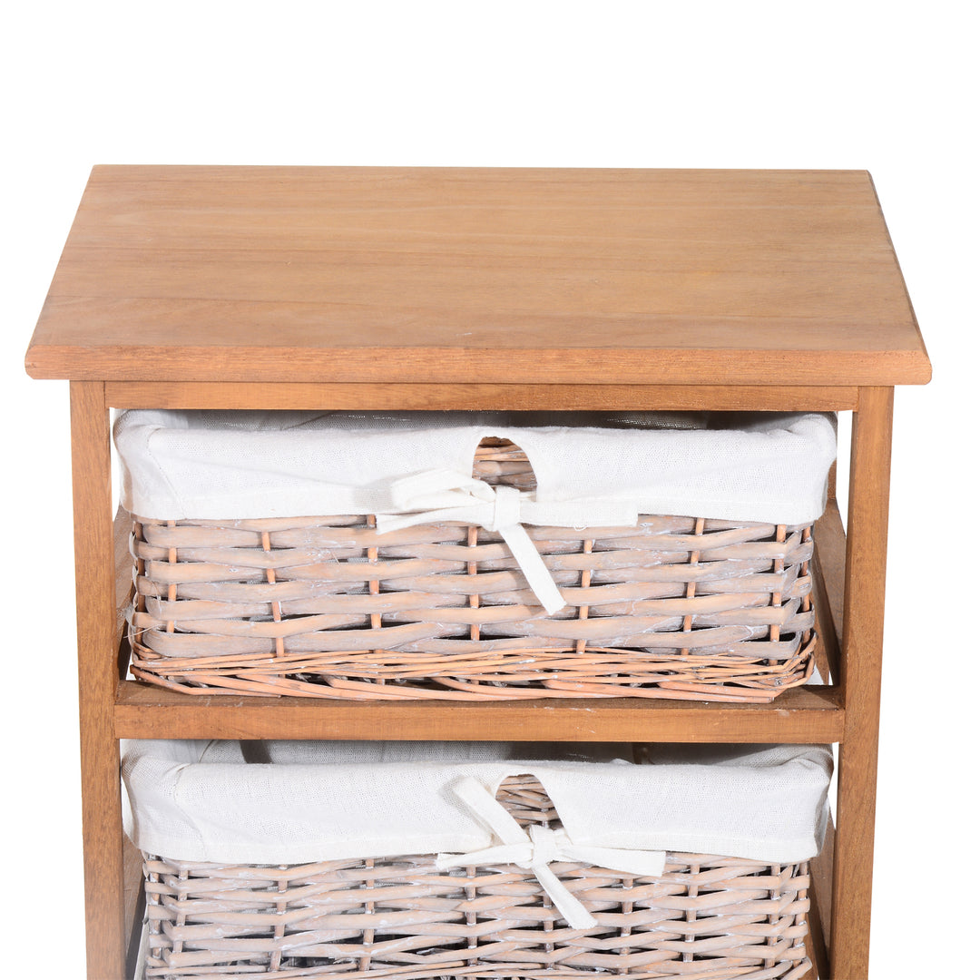 Wicker Basket Dresser