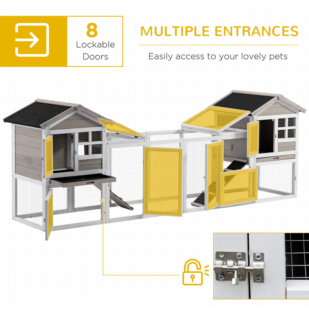 2 in 1 Rabbit Hutch