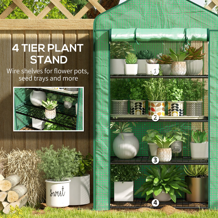 Four-Tier Mini Greenhouse