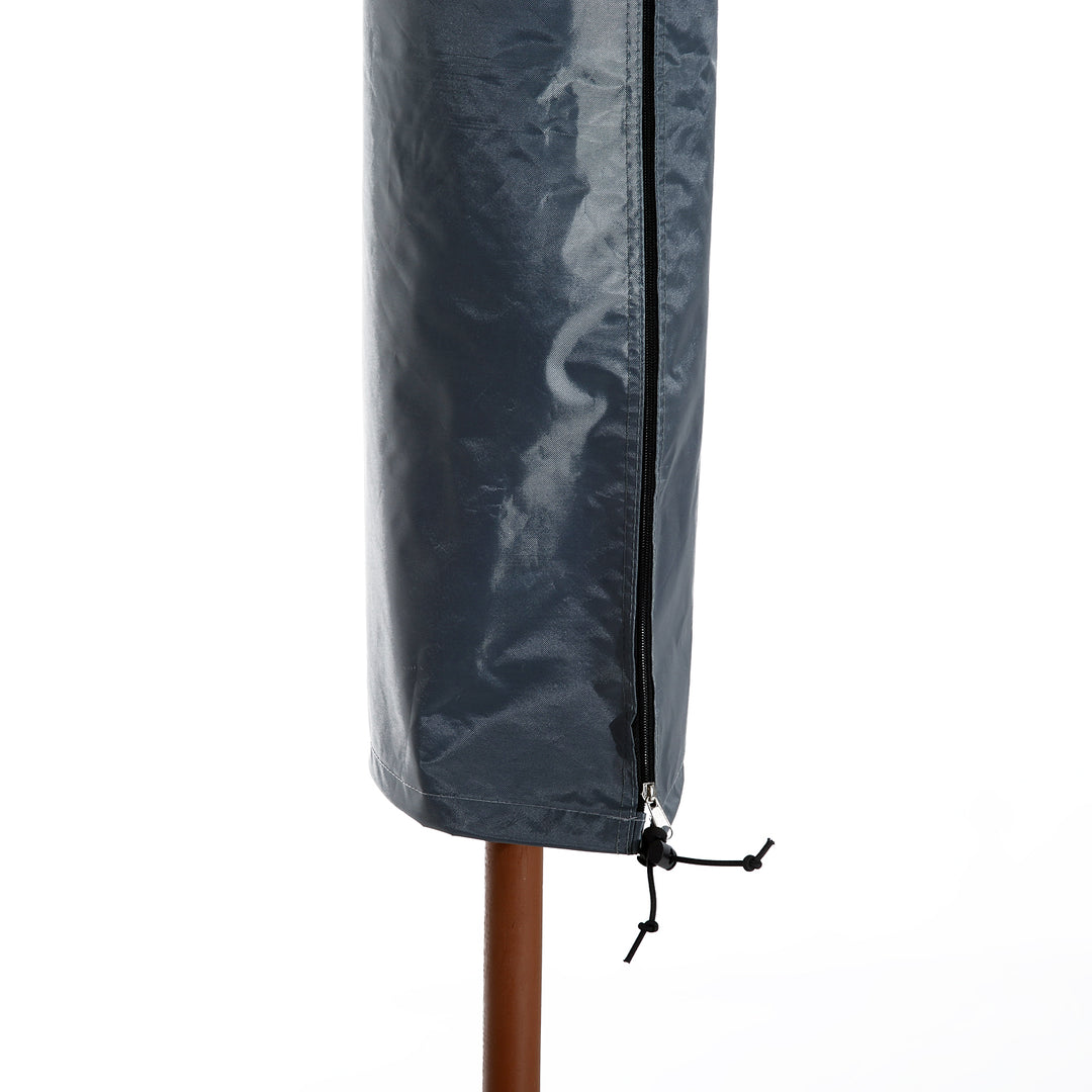 Offset Garden Parasol with Waterproof Cover