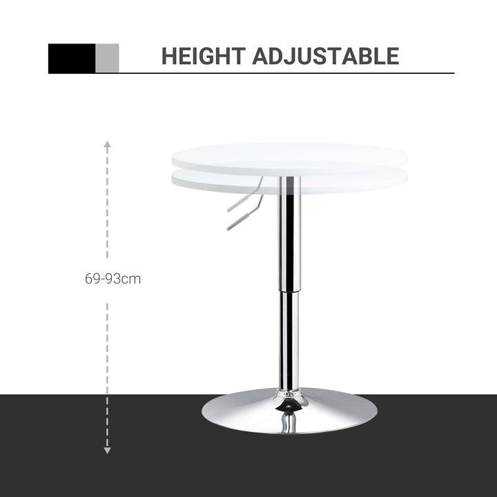 Adjustable Round Bistro Table