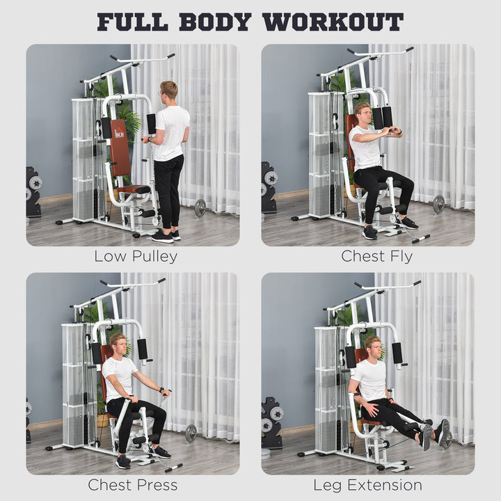 Multifunction Home Gym Weight Training Workout Station Fitness Strength Machine