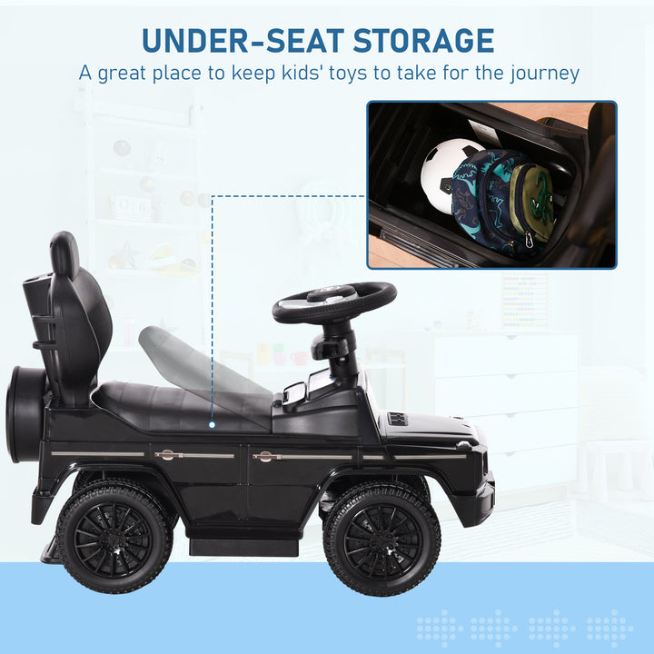 Ride-On Car Push Along Car Mercedes-Benz G350 Sliding Walker Foot to Floor Slider Stroller Toddler w/ Steering Wheel