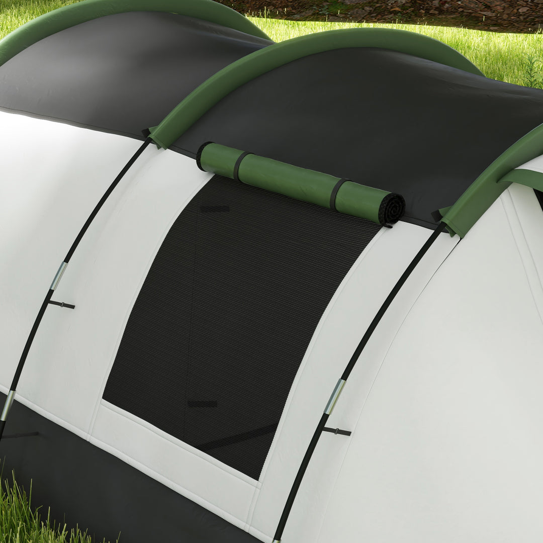 Family Camping Tent: 3-4 Person Tunnel