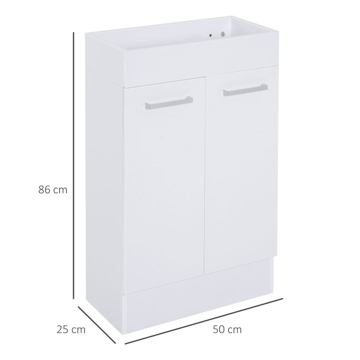 Kleankin Freestanding Vanity Unit, White https://www.awin1.com/pclick.php?p=32313138205&a=1765756&m=17151 Aosom