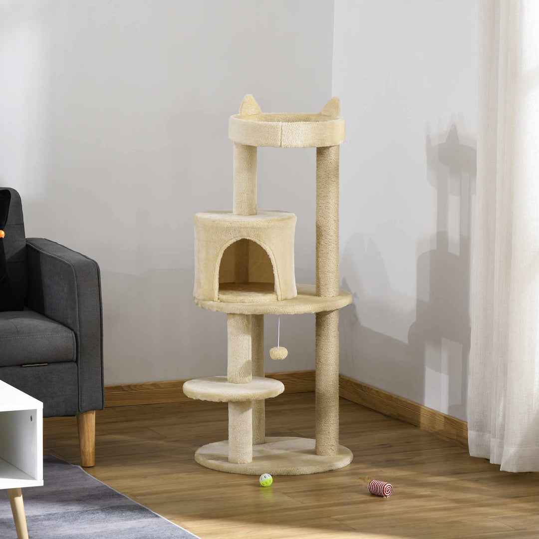 Sisal-Covered Cat Tree Tower