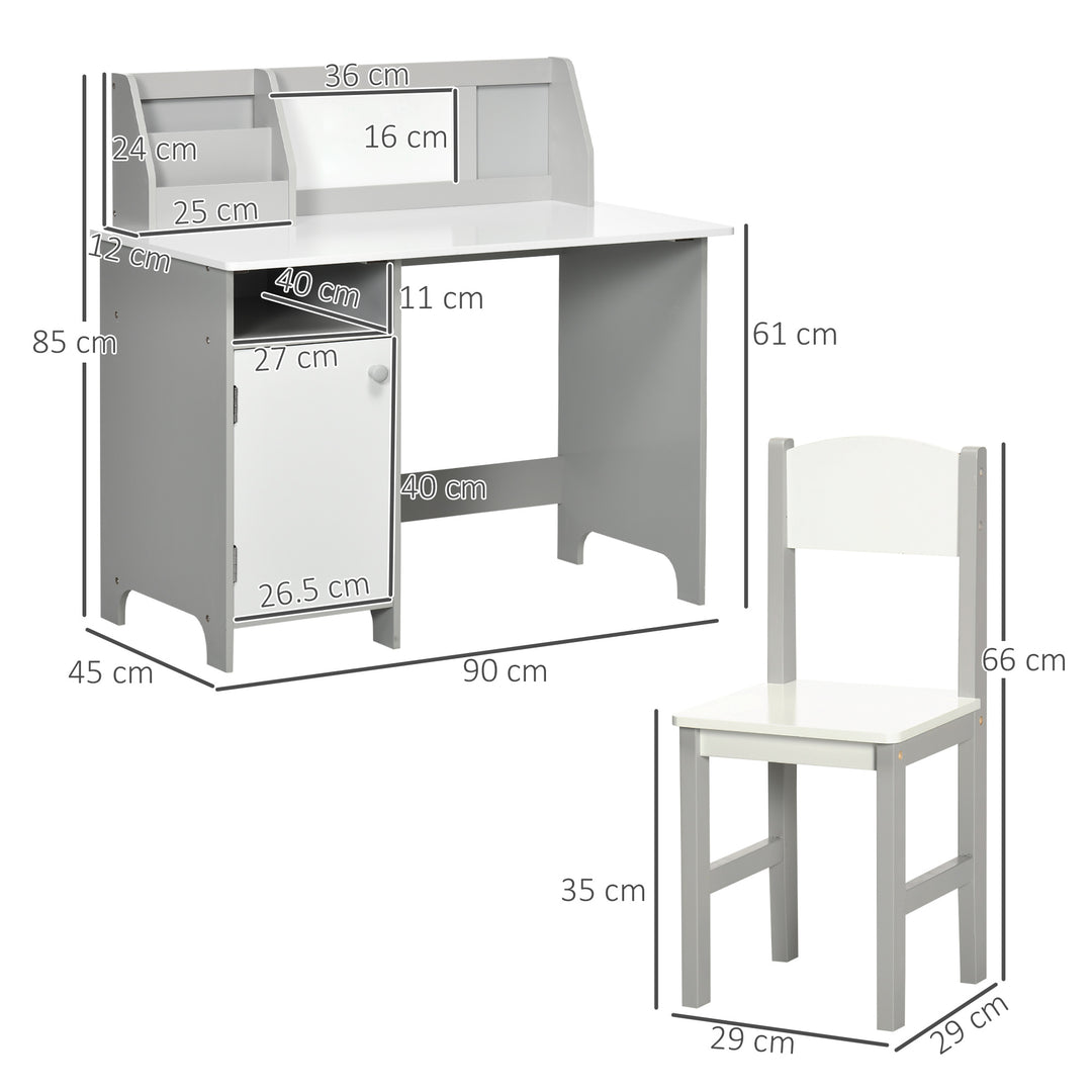 Toddler Activity Station: Table & Chair Set with Dry Erase Top