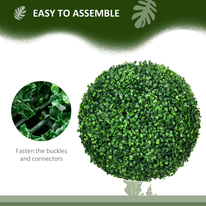 Set of 2 Artificial Topiary Balls