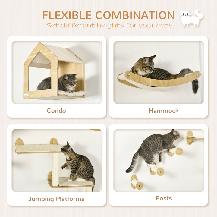 8PCs Cat Shelves Set