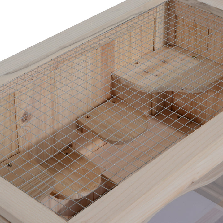 Wooden Hamster Cage Small Animal House Pets at Home