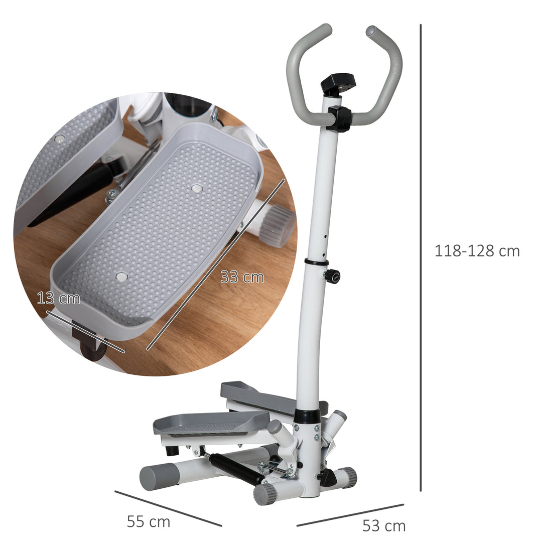 Adjustable Twist Stepper Aerobic Ab Exercise Fitness Step Machine