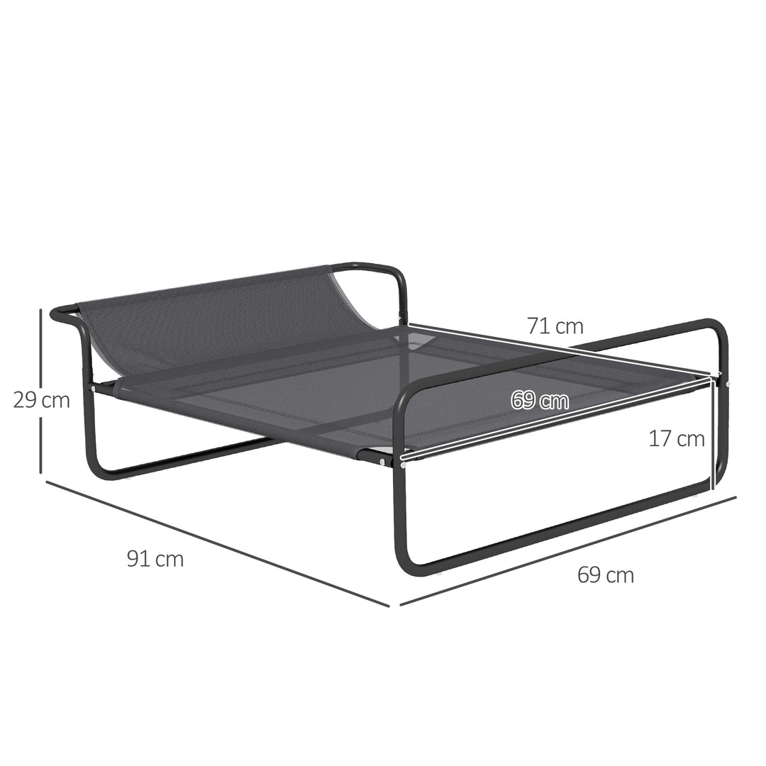 Washable Raised Pet Bed with Slope Headrest