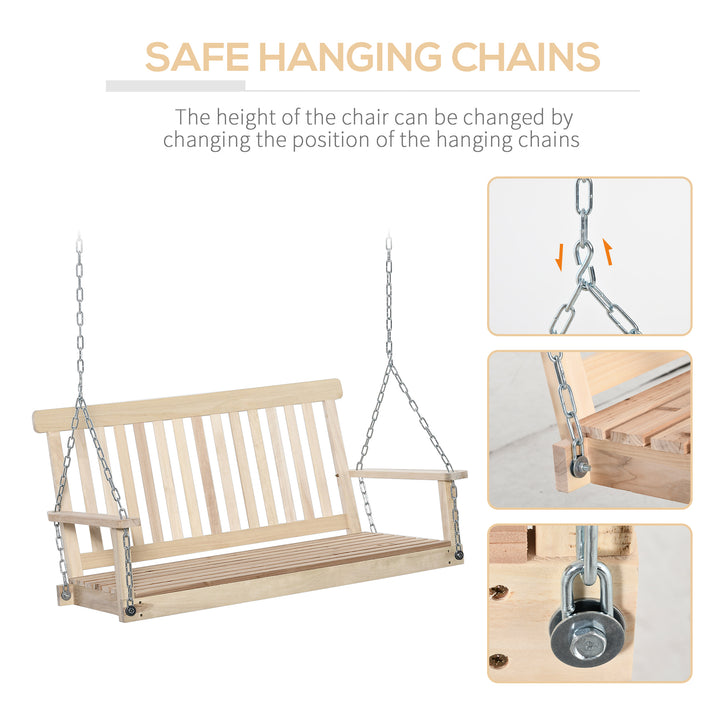 2-Seater Porch Swing Chair