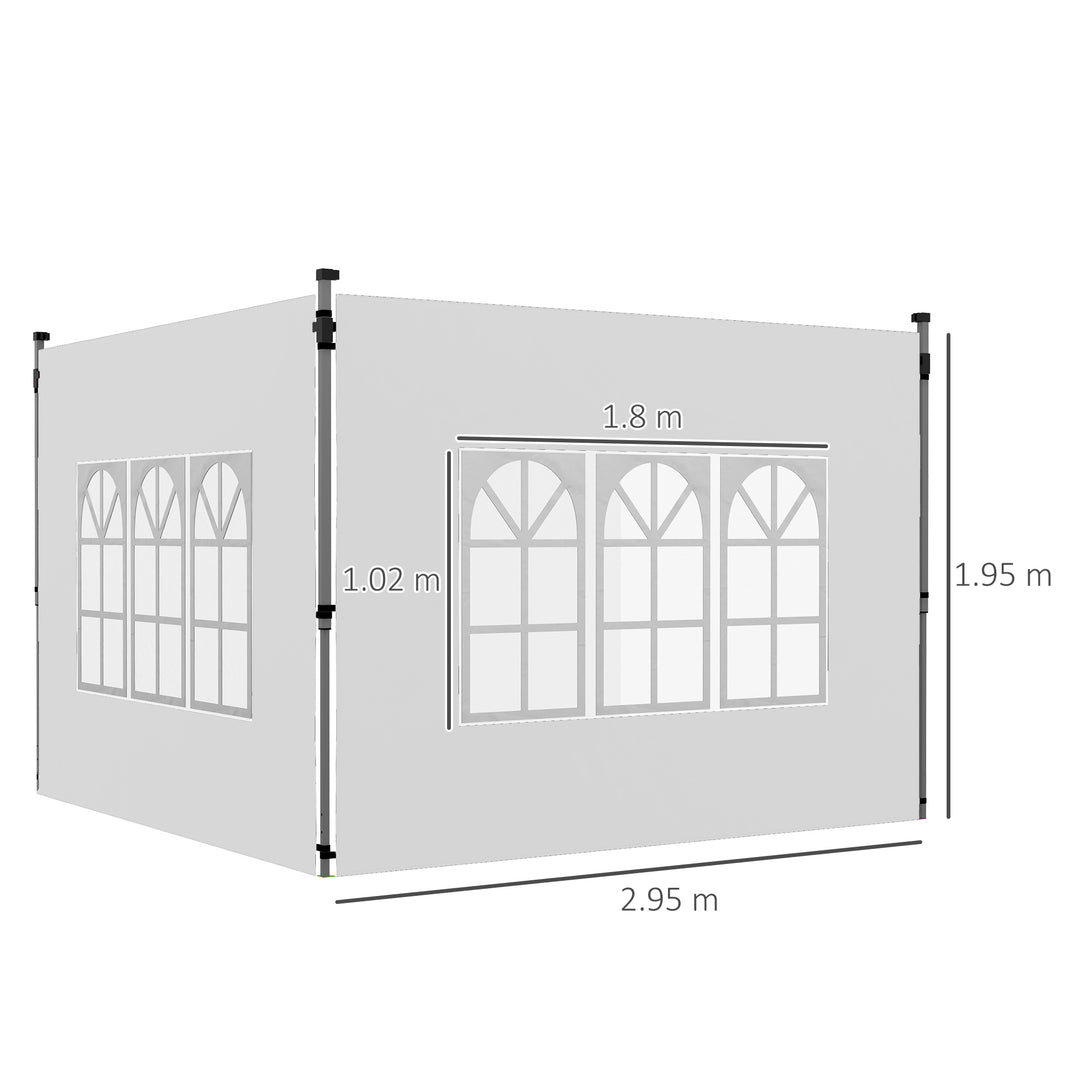 Gazebo Side Panels with Windows