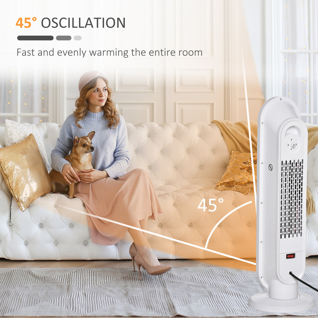 Tower Heater w/ 45 Degree Oscillation