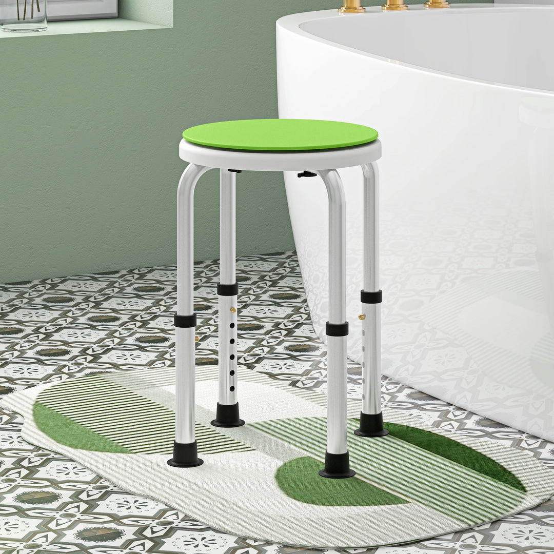 360° Swivel Bath Stool with Non-Slip Feet