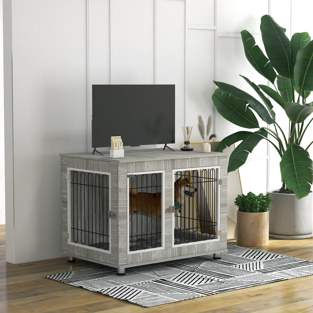 Indoor Dog Kennel w/ Soft Cushion