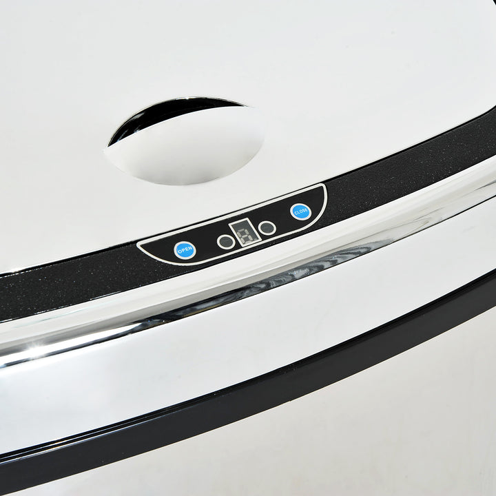 68L Automatic Sensor Lid Steel Kitchen Bin Silver