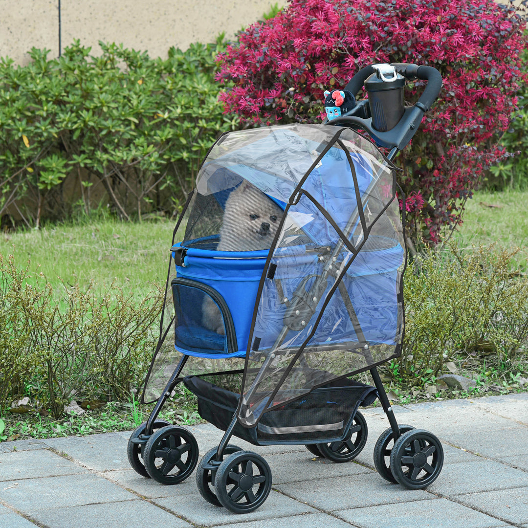 Dog Stroller with Rain Cover