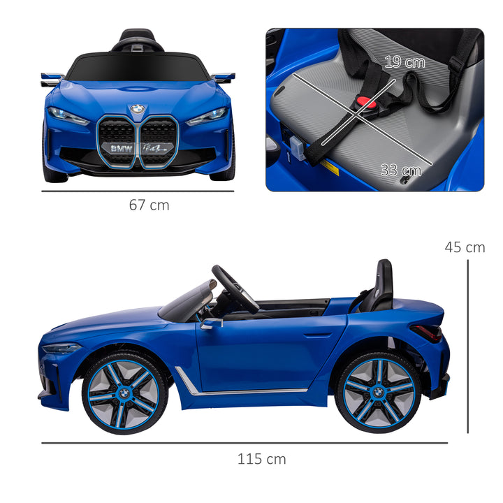 BMW i4 Licensed 12V Kids Electric Ride-On Car