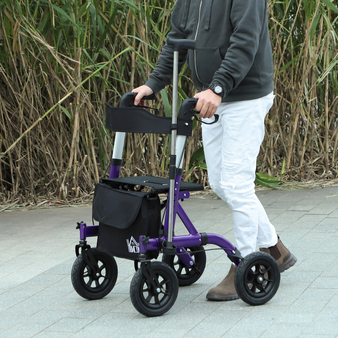 Folding Rollator Walker with Seat