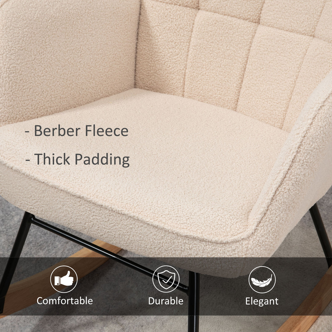 Wingback Rocking Chair for Nursing