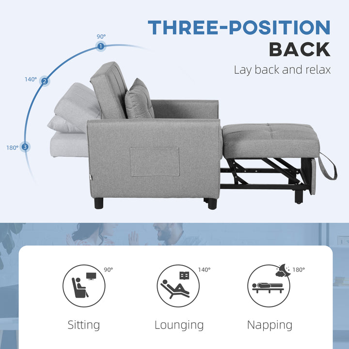 3-In-1 Convertible Chair Bed