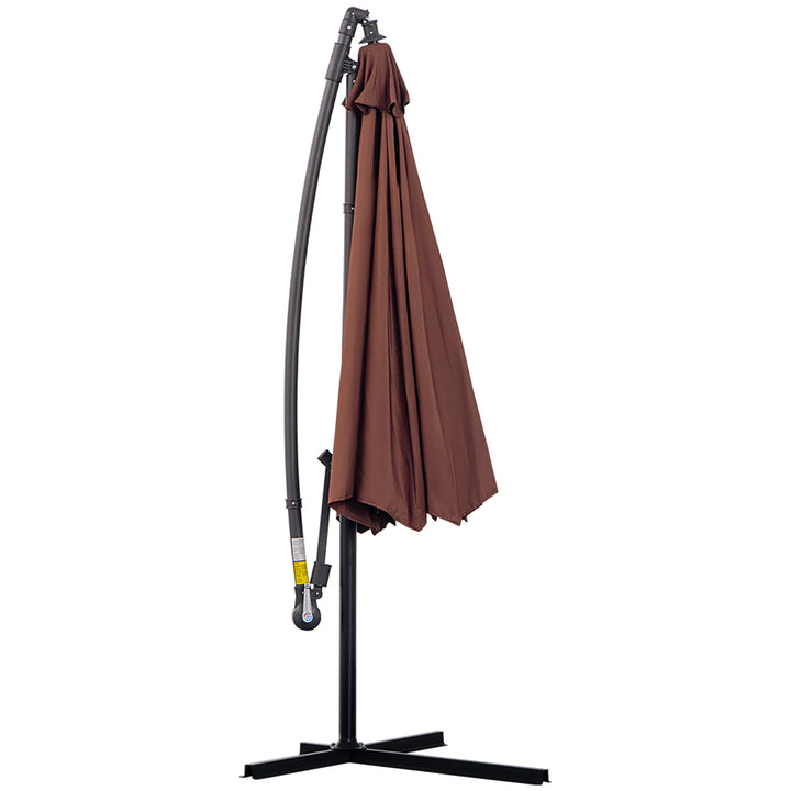 Waterproof 3m Hanging Cantilever Umbrella: Adjustable Angle & UV Protection