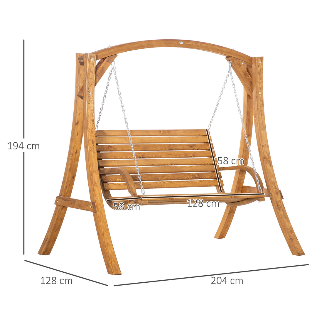 2 Seater Garden Swing Chair