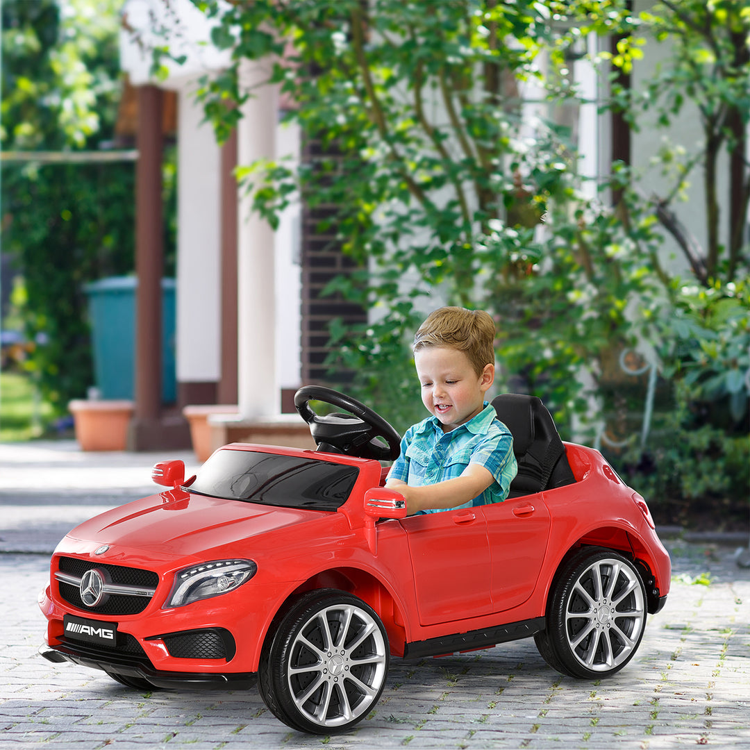 Compatible for 6V Kids Ride On Car Mercedes Benz GLA Licensed Toy toddler w/ Music Remote Control Rechargeable Headlight Two Speed