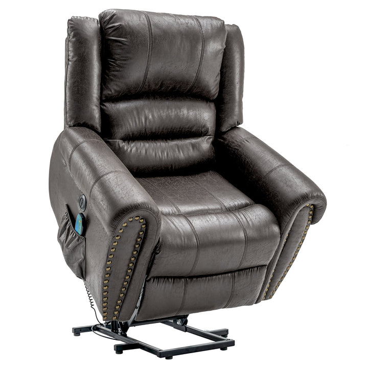 Large Power Lift Recliner Massage Chair with Heating